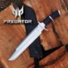 Predator Bowie Knife: Handmade 5160 Spring Steel Predator Replica