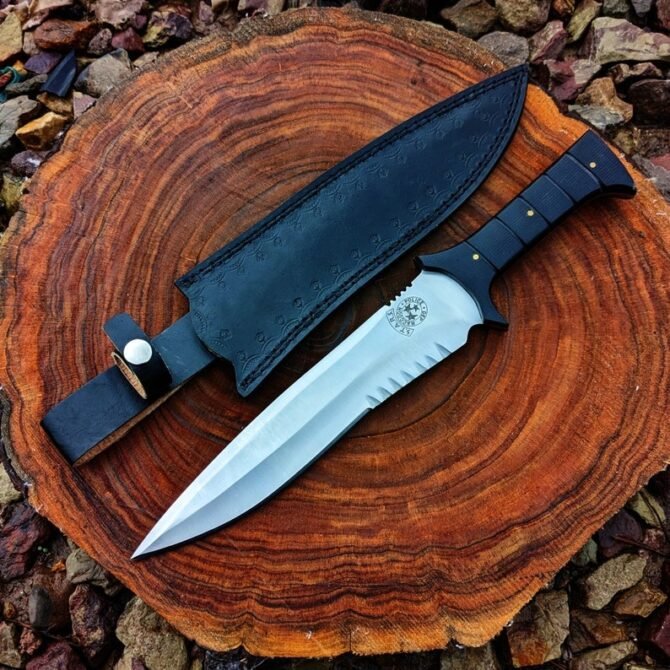 RE4 Replica Knife Custom Handmade D2 Steel Leon Kennedy's Knife - Image 2
