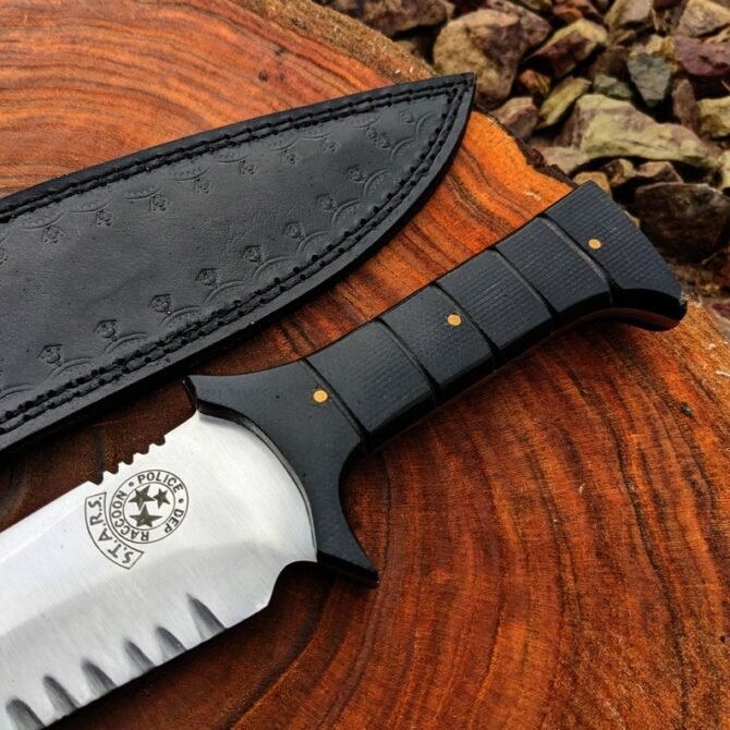 RE4 Replica Knife Custom Handmade D2 Steel Leon Kennedy's Knife - Image 5