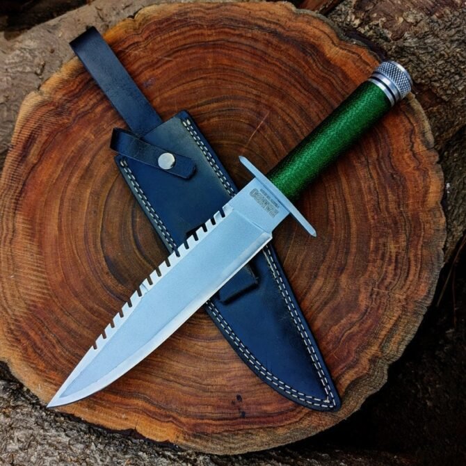 Rambo First Blood Movie Replica Survival Tactical Knife - Image 3