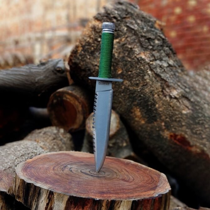 Rambo First Blood Movie Replica Survival Tactical Knife - Image 8