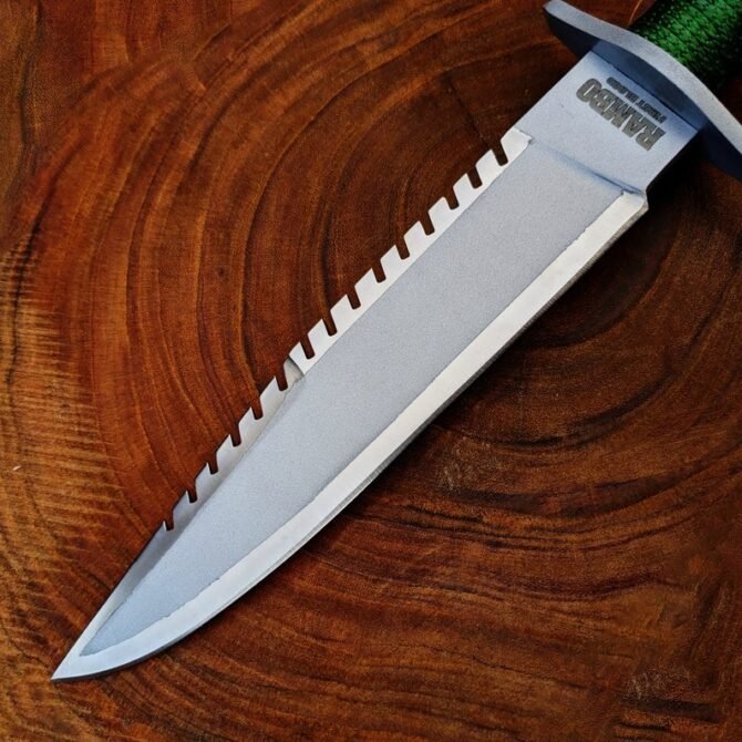 Rambo First Blood Movie Replica Survival Tactical Knife - Image 5